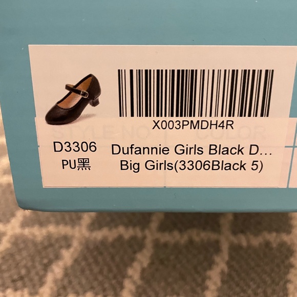 Classic Girls Black Mary Jane Flats Size 5 - Picture 4 of 4